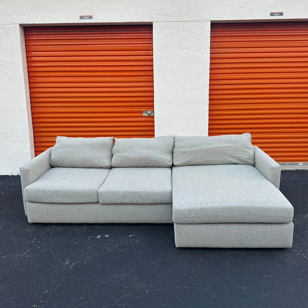 Gray Modular Sectional Sofa – Like New