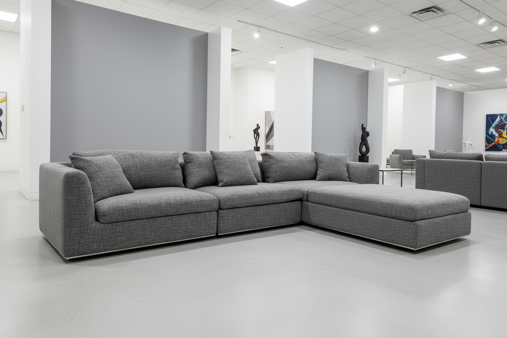 Modular Sectional Sofa – Gray | Like New