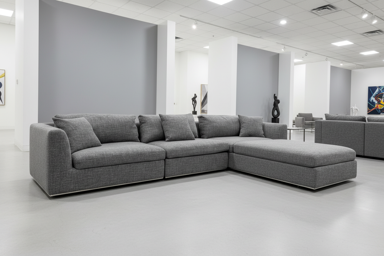 Modular Sectional Sofa – Gray | Like New