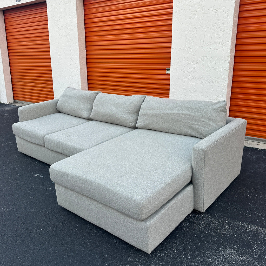 Gray Modular Sectional Sofa – Like New